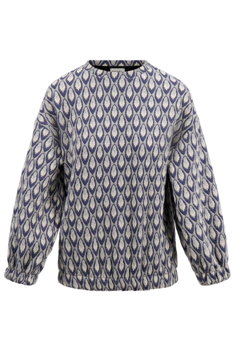 Zusss 0304-230 sweater van jaquard sto
